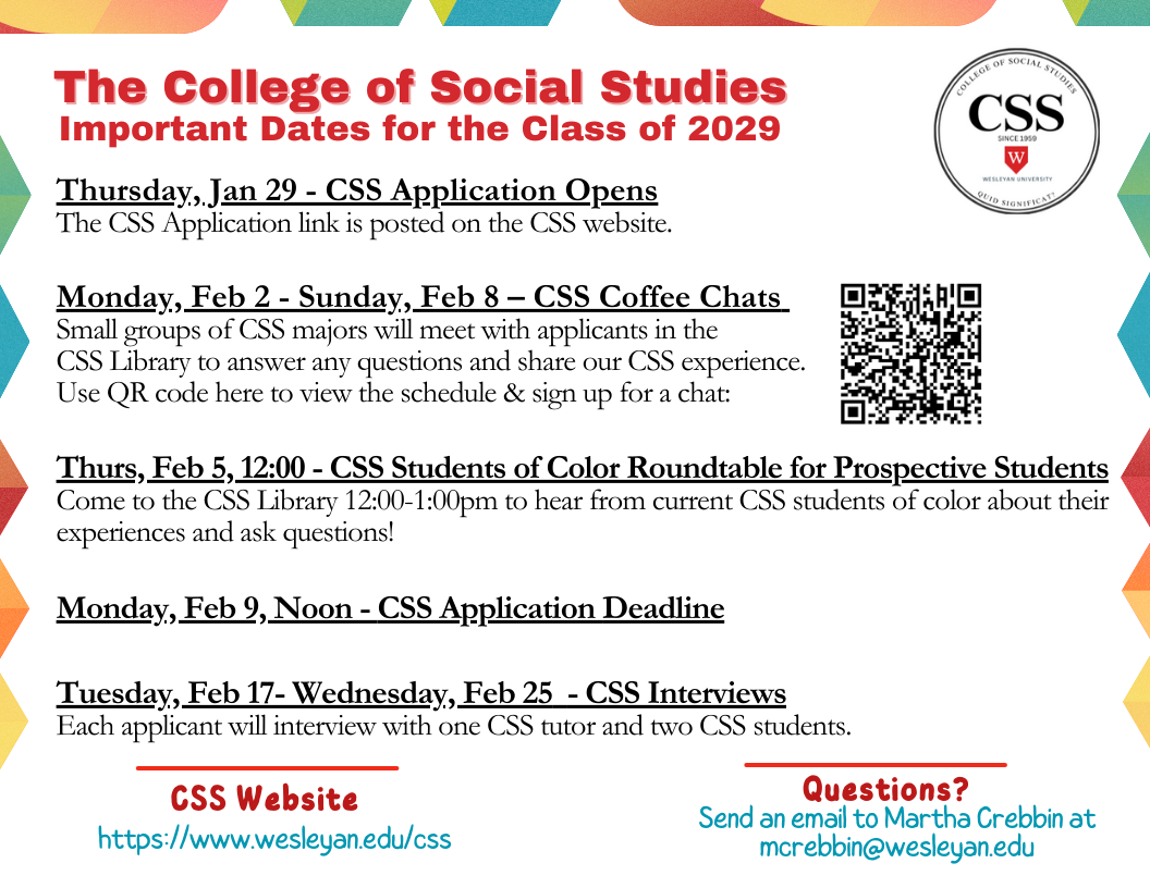 Important Dates for CSS Admissions Season